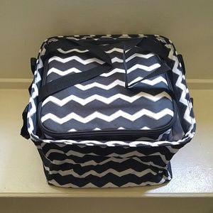 Square Utility Tote with 2 Potluck Party Thermals