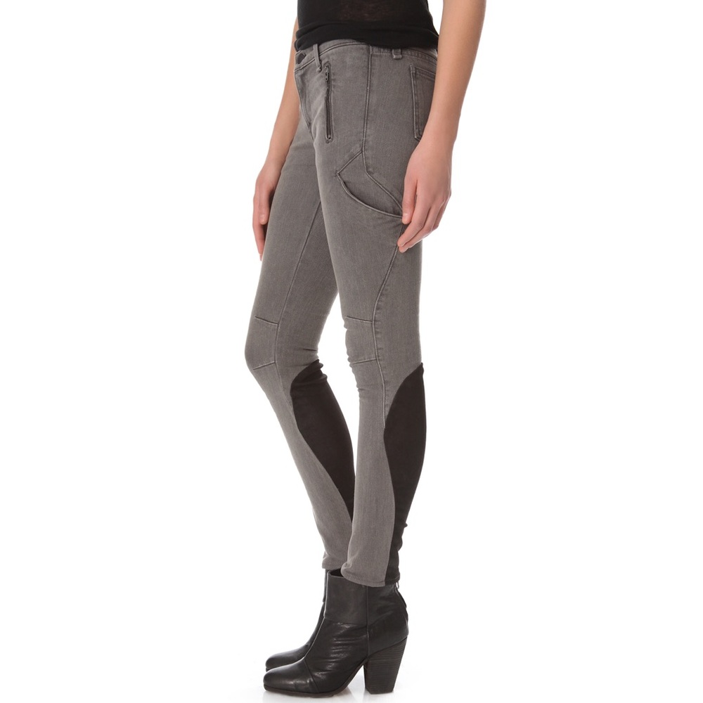 NWOT! Rag & Bone Rally Cargo Skinny Jeans wleather