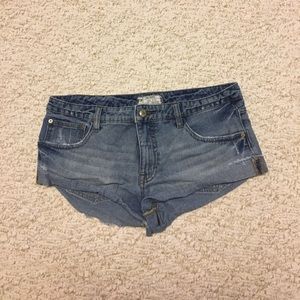 Free People jean shorts