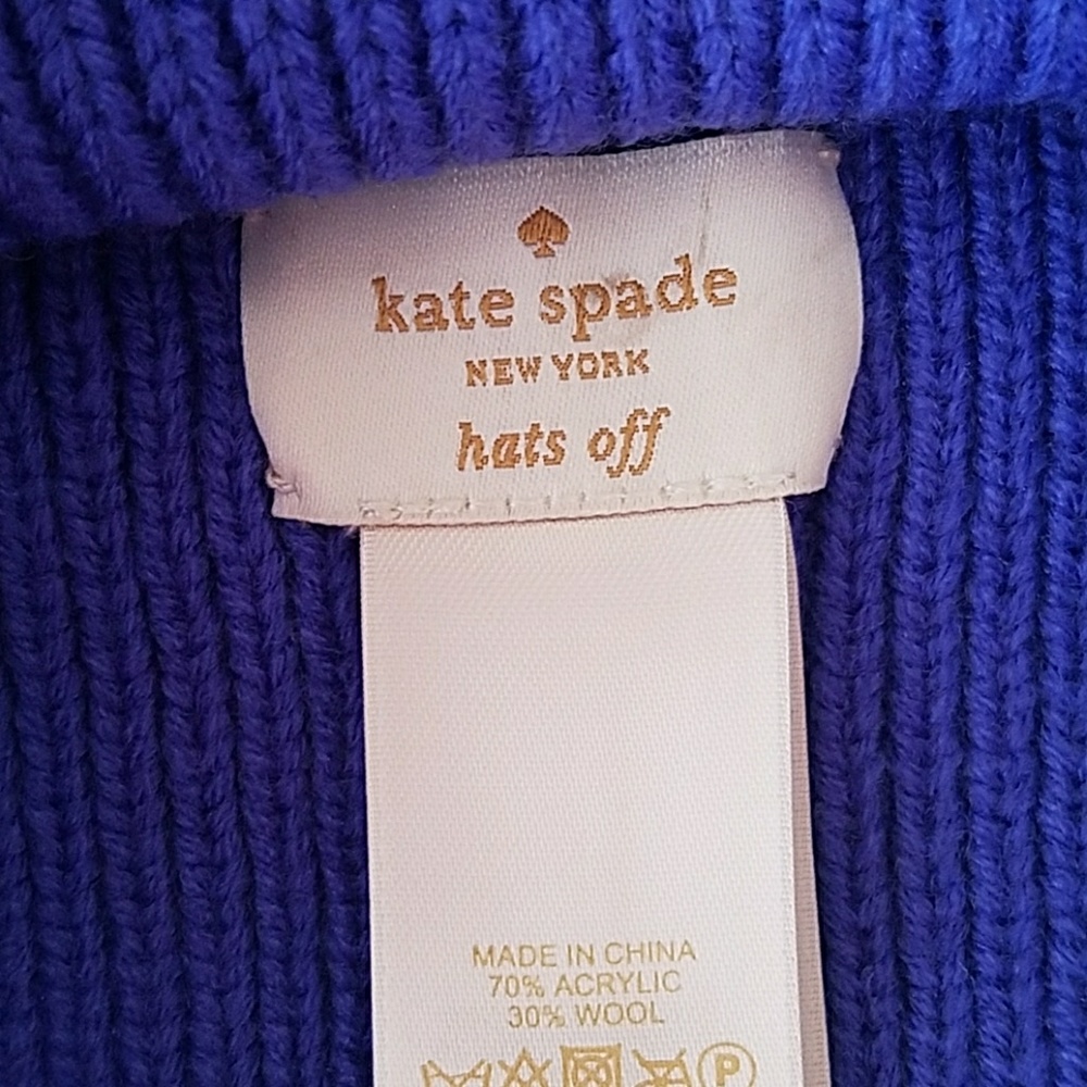 🎁🎈🚀⚡LAST ONE NWT kate spade  Wool Knit Hat - Picture 2 of 6