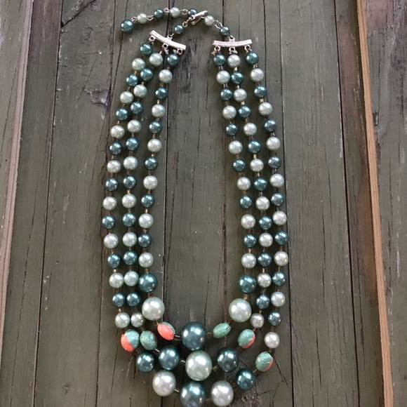 Vintage Set of 3 Strand Pearls in Shades of Green - Picture 1 of 5