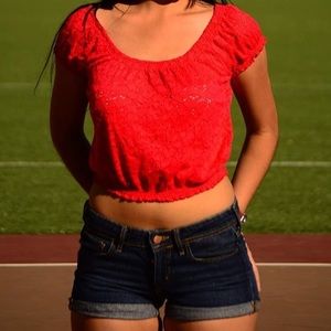 Red Aeropostale croptop