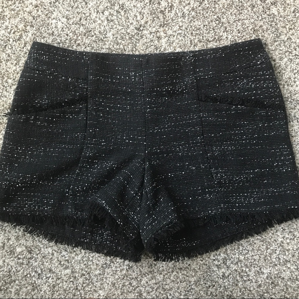 Ann Taylor LOFT Midnight Tweed Shorts
