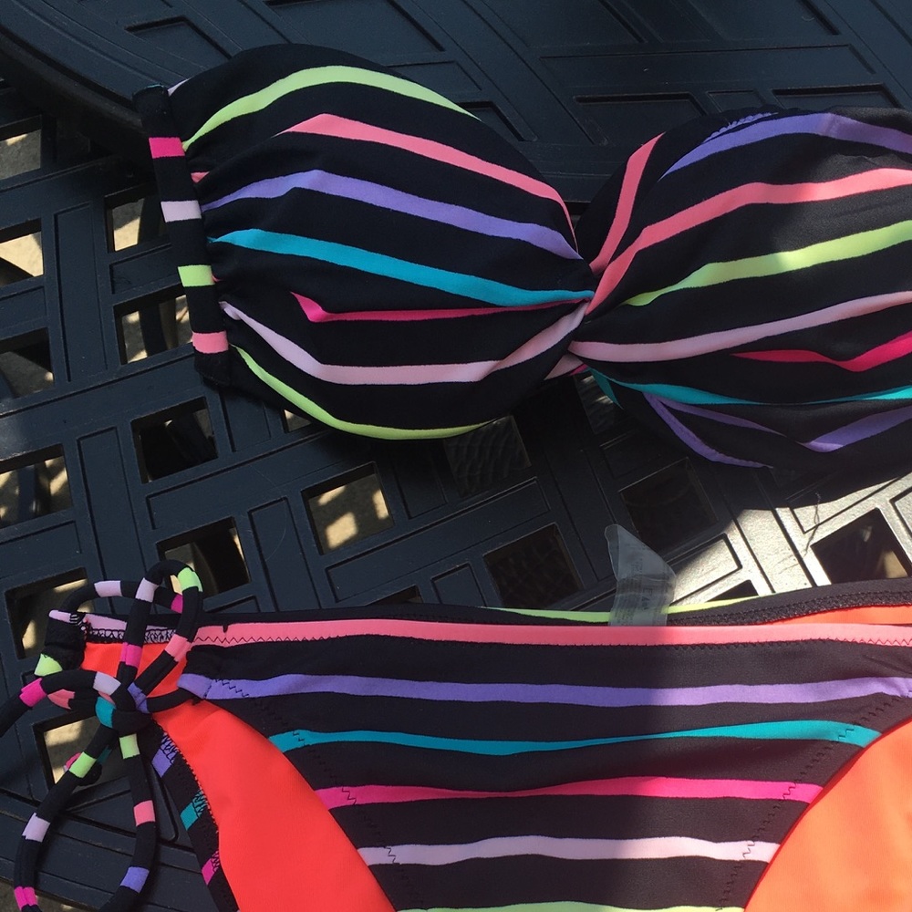 Bathing Suit - Strapless Bikini Bathing Suit Set