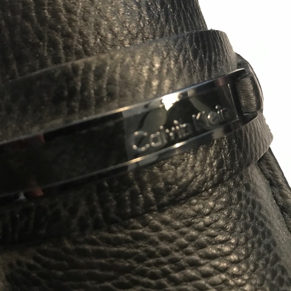 Calvin Klein Pebbles leather drivers