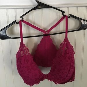 VS Pink Front Clasp Bra