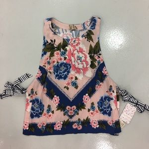 Free People Floral Sweet Love Top