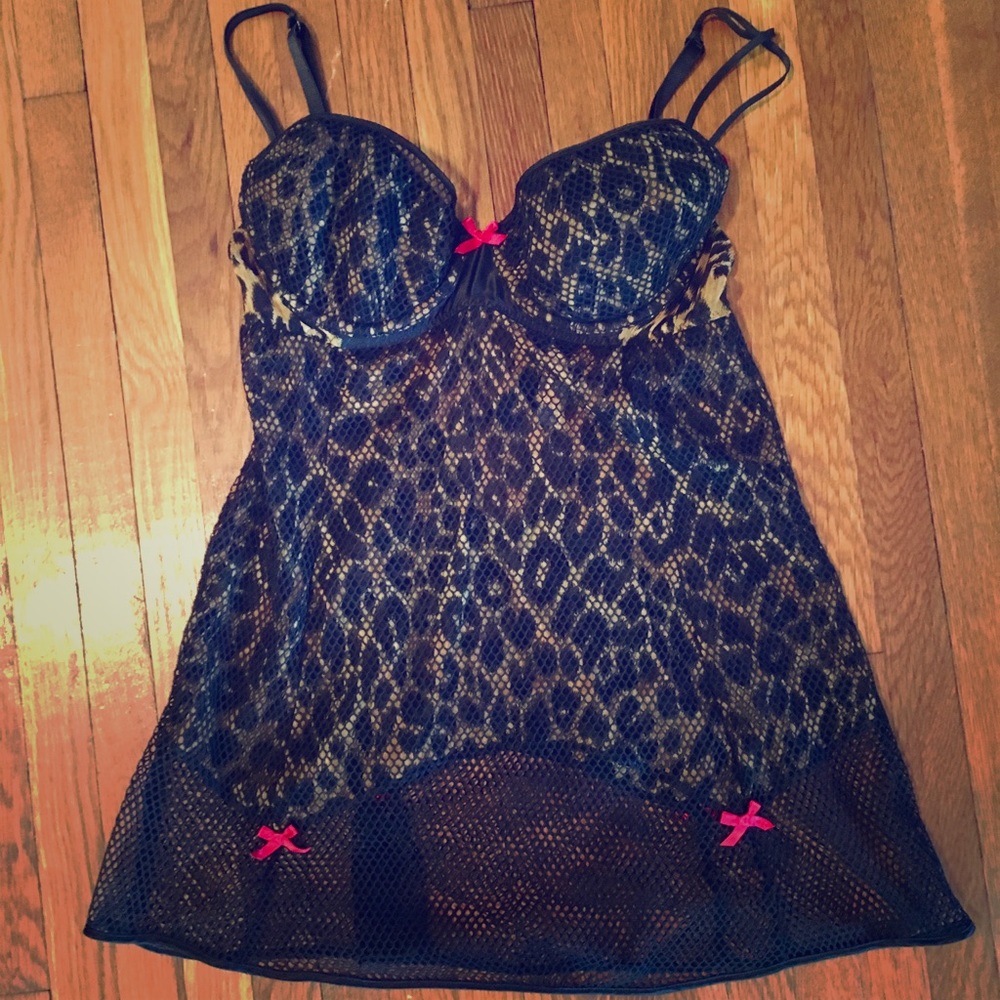 Victoria's Secret Leopard Nightie Chemise