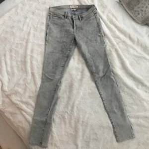 Dittos! Grey skinny low rise legging jeans