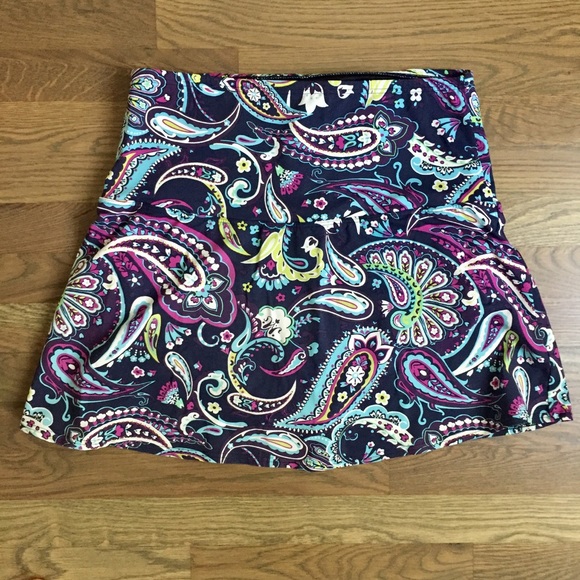 SOLD❌Lands End Paisley Swim Skirt EUC 14W - Picture 4 of 4