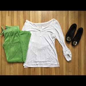 Juicy Couture green velvet bottoms