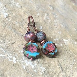 Dangle earrings handmade new without tags