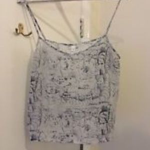 American apparel chiffon camisole