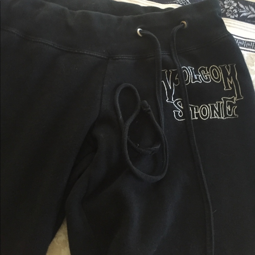 Volcom black sweat pants