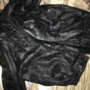 Fondini Fashion leather jacket