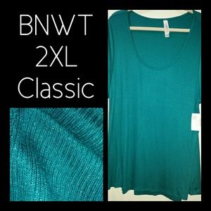 BNWT LuLaRoe 2XL Classic Tee shirt CROSS POSTED