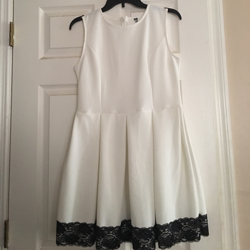 White cocktail dress