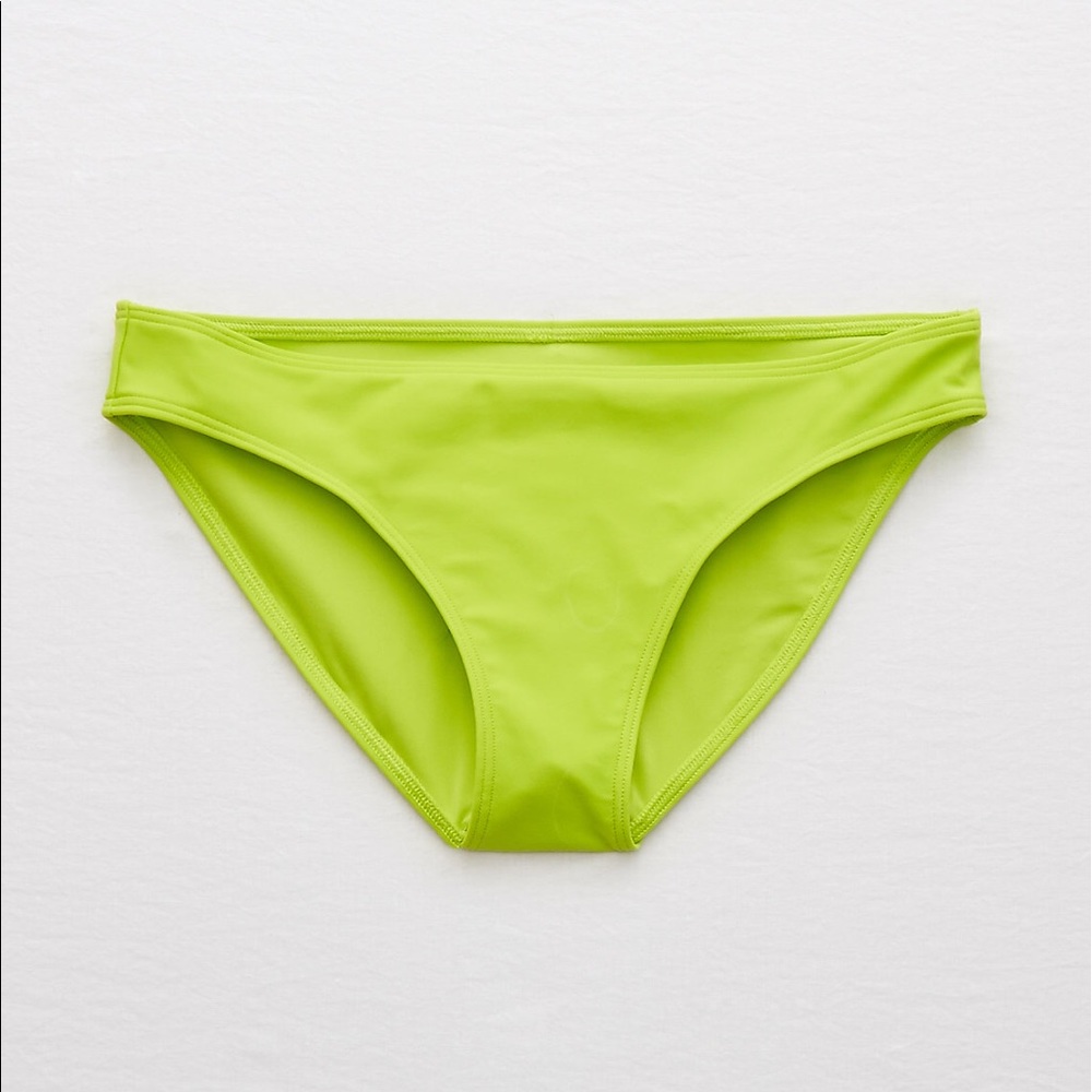 lime green aerie bikini bottoms