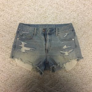 American Eagle festival high rise shorts