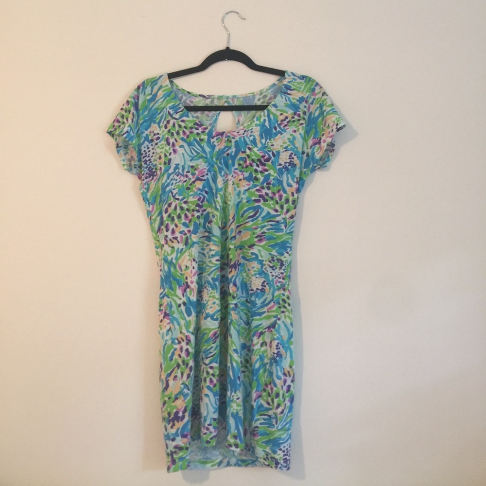 Lilly Pulitzer Daniela Sea Soirée T Shirt Dress XS