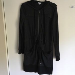 Splendid long zip sweater