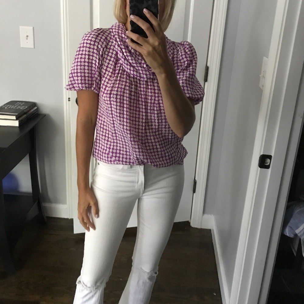 100% silk blouse