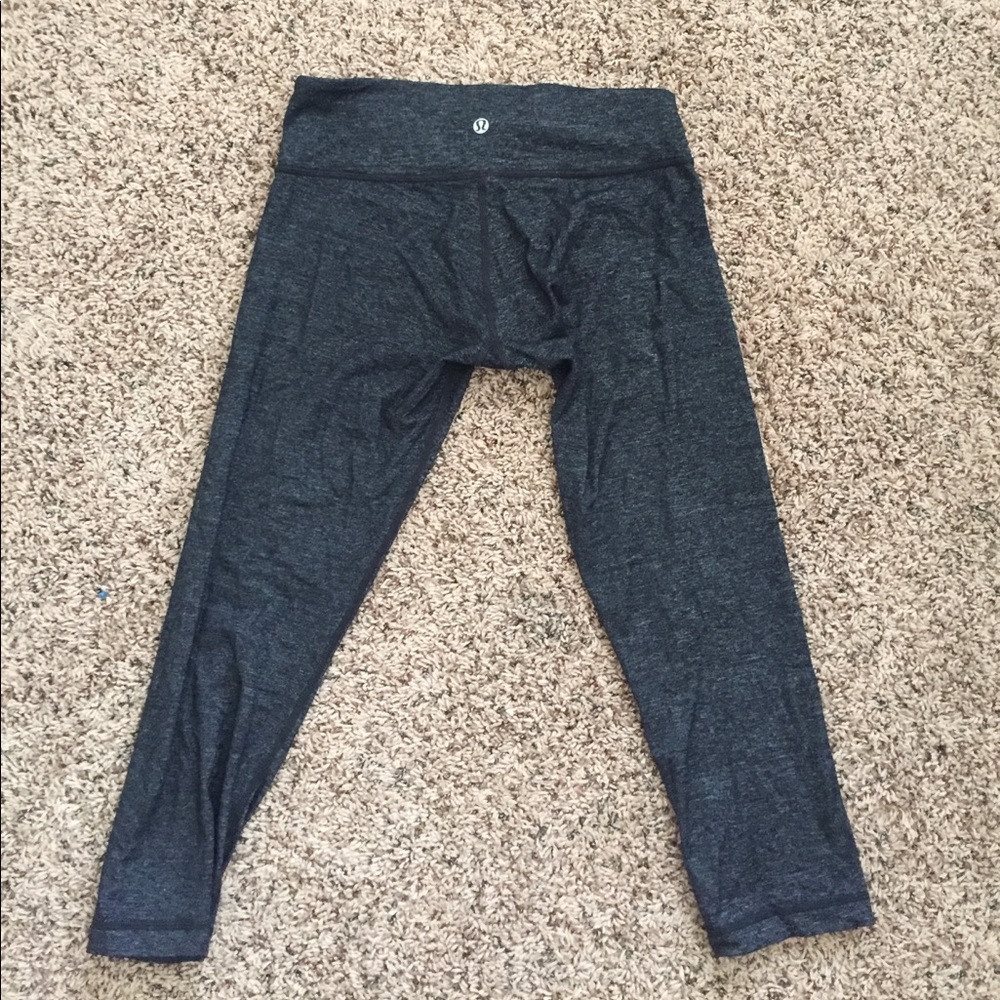 Lululemon dark grey herringbone leggings