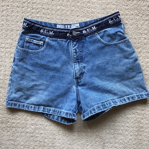 high waisted bum shorts