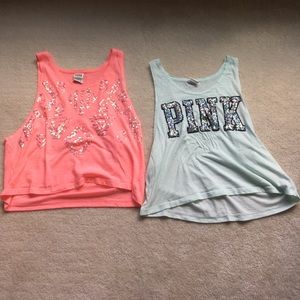2 VS PINK TANKS
