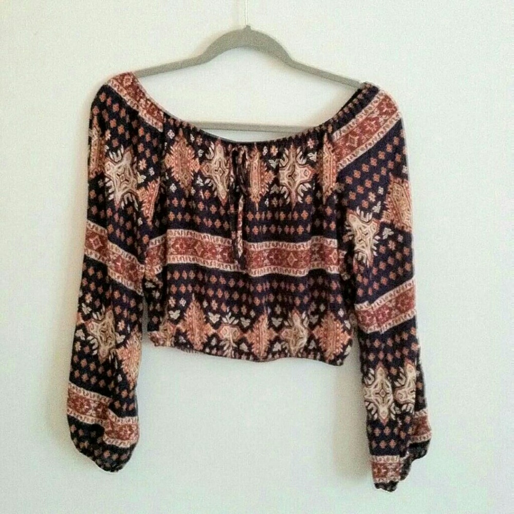 Navy Bo-ho Top by Adara 🌈