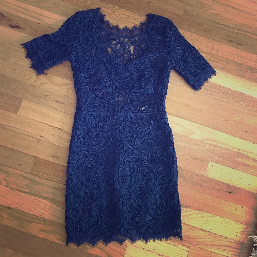 Navy Lace dress