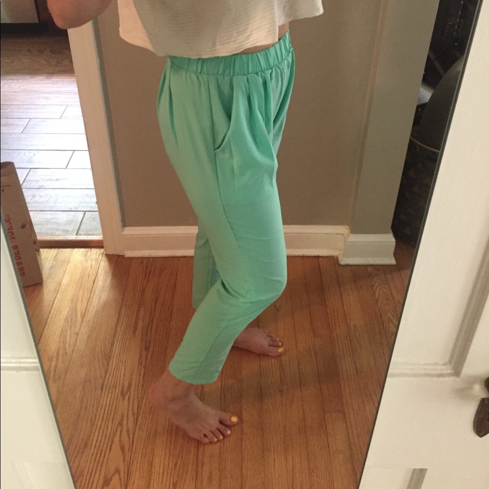 Estam mint green Jogger Pants