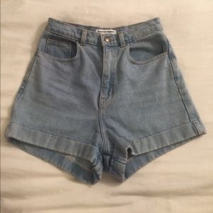 American Apparel High Waisted Shorts