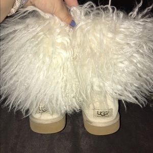 Ugg Short sheepskin cuff Sand boots