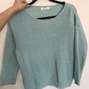 Forever 21 baggy mint sweater