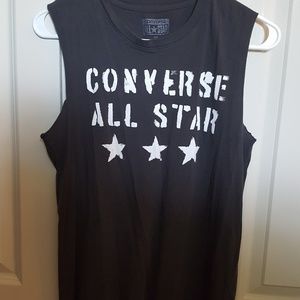 Converse All Star, Dark Gray Tank