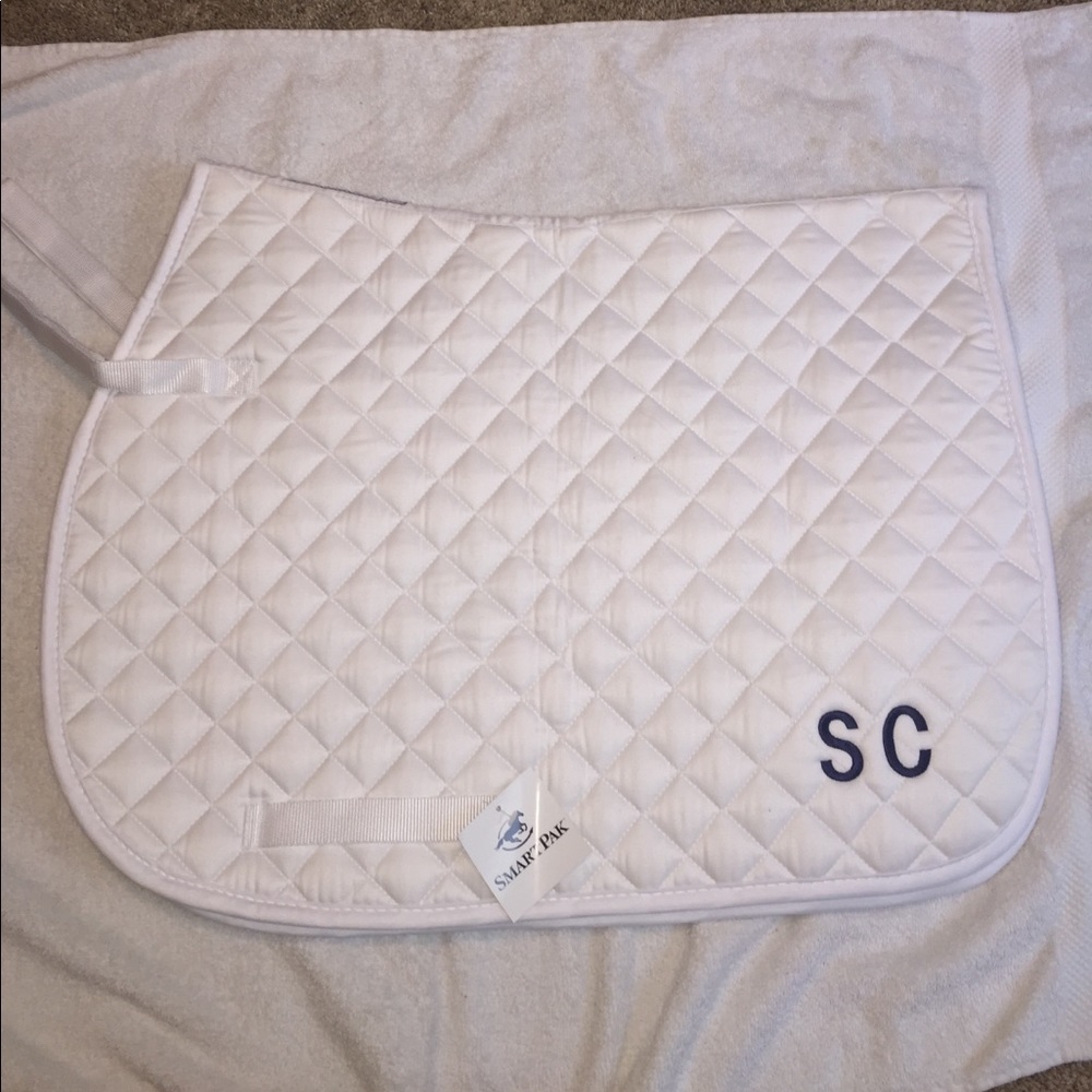 Monogrammed Saddle Pad