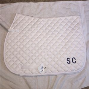 Monogrammed Saddle Pad