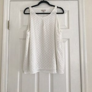 New without Tags Lila Rose White Tanktop
