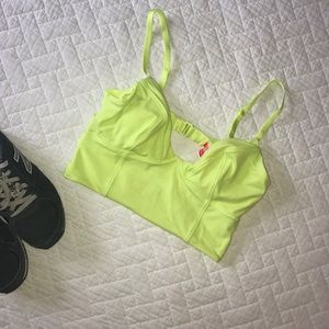 Victoria's Secret Strappy Neon Sports Bra