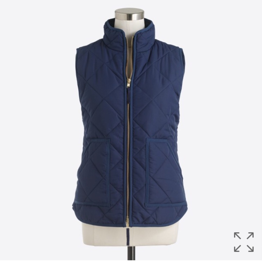 Jcrew quilted puffer vest
