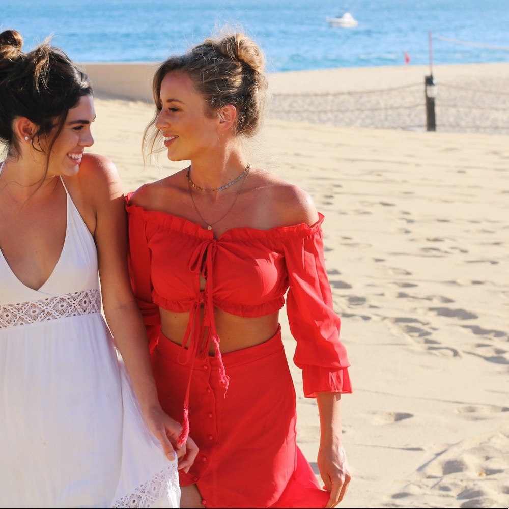 Red dress