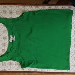 Vintage Green Silk Tank