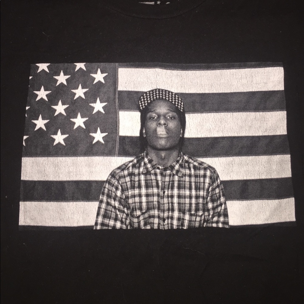 A$AP Rocky American Flag T-Shirt