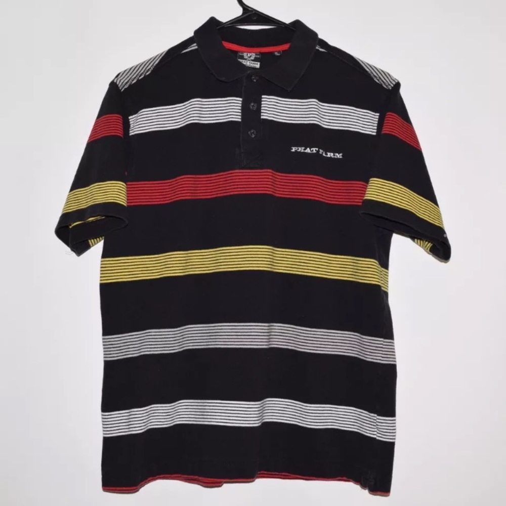 Phat Farm Boys 100% Cotton Striped Polo Shirt