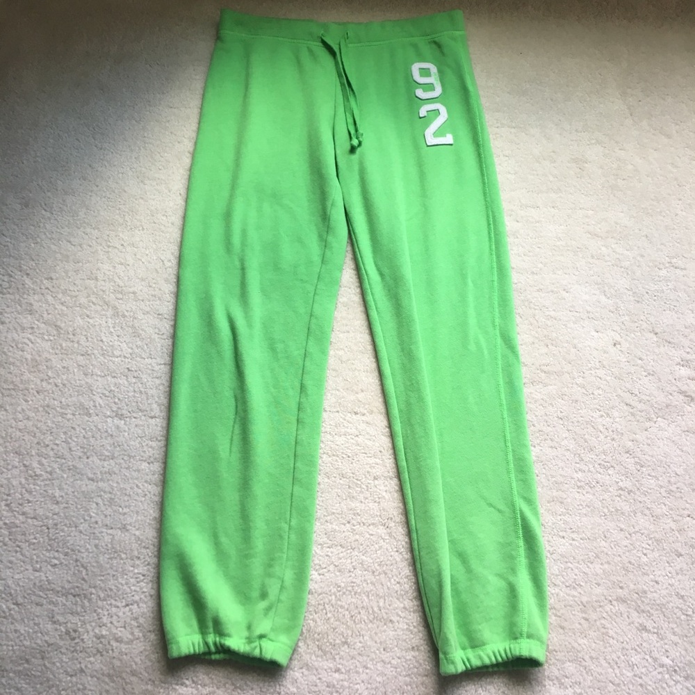 Green Abercrombie Joggers
