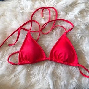 Victoria's Secret red bikini top