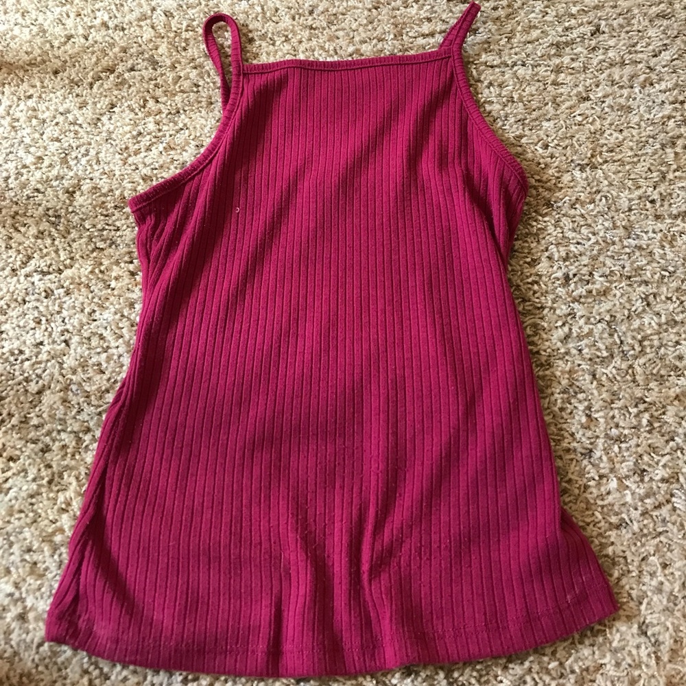 Hot pink crop top. Worn only once!