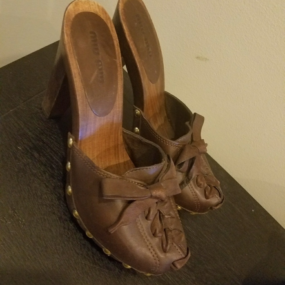 Miu miu mules
