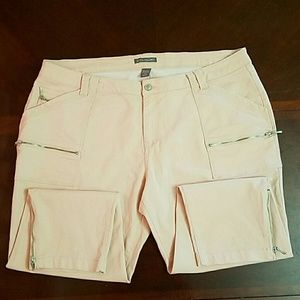 Stretch Denim with 7 Pockets Ankle-Length jeans